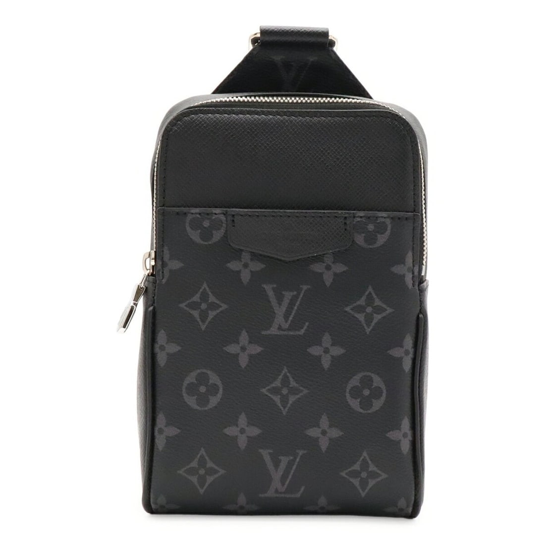 LOUIS VUITTON Louis Vuitton Taigarama Monogram Eclipse Outdoor Sling Bag, Body Shoulder Noir M30741 (1 of 12)