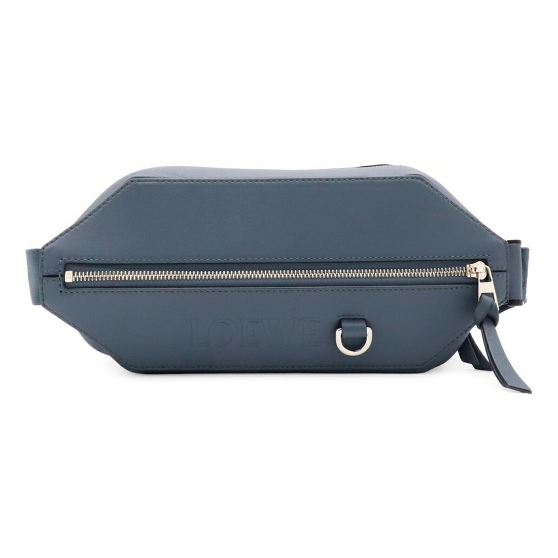 LOEWE Convertible Sling Crossbody Bag, Body Shoulder Leather, Indigo Dye, Blue-Gray, B777NCNX01: --- Catalog ---Category: SizeSize (HxWxD): 12.5cm x 29cm x 8.5cm / 4.92'' x 11.41'' x 3.34''Category: DesignType: Shoulder bag, Sling bagColor: BlueGender: WomenMaterial: Leather Category: GeneralMPN:
