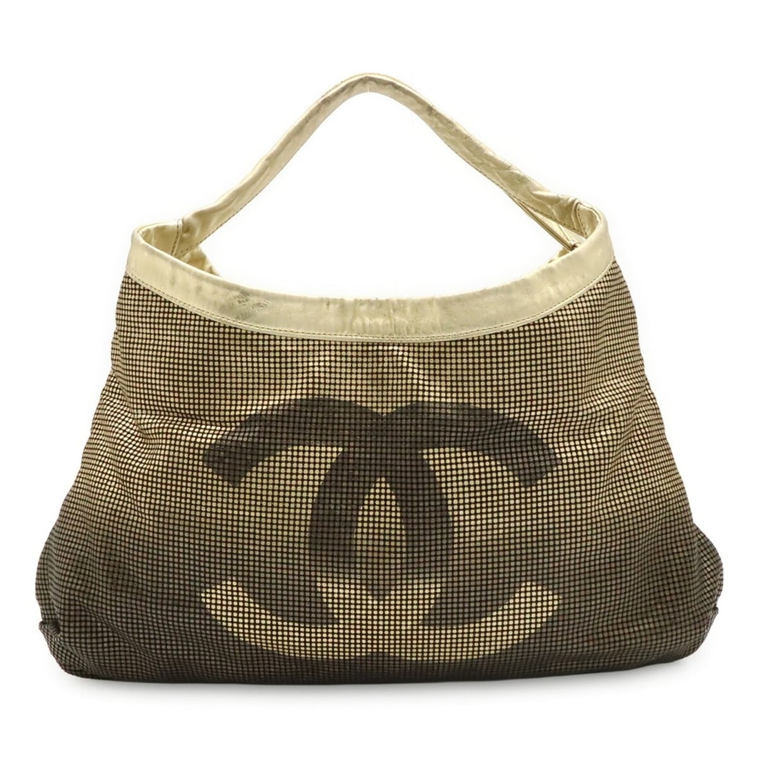 CHANEL Hollywood Hobo Bag Shoulder Gradient Sequin Leather Gold Black: --- Catalog ---Category: SizeSize (HxWxD): 14.5cm x 29cm x 4cm / 5.7'' x 11.41'' x 1.57''Category: DesignType: Shoulder bagColor: BlackGender: WomenMaterial: Spangles Category: GeneralBrand: ChanelCou