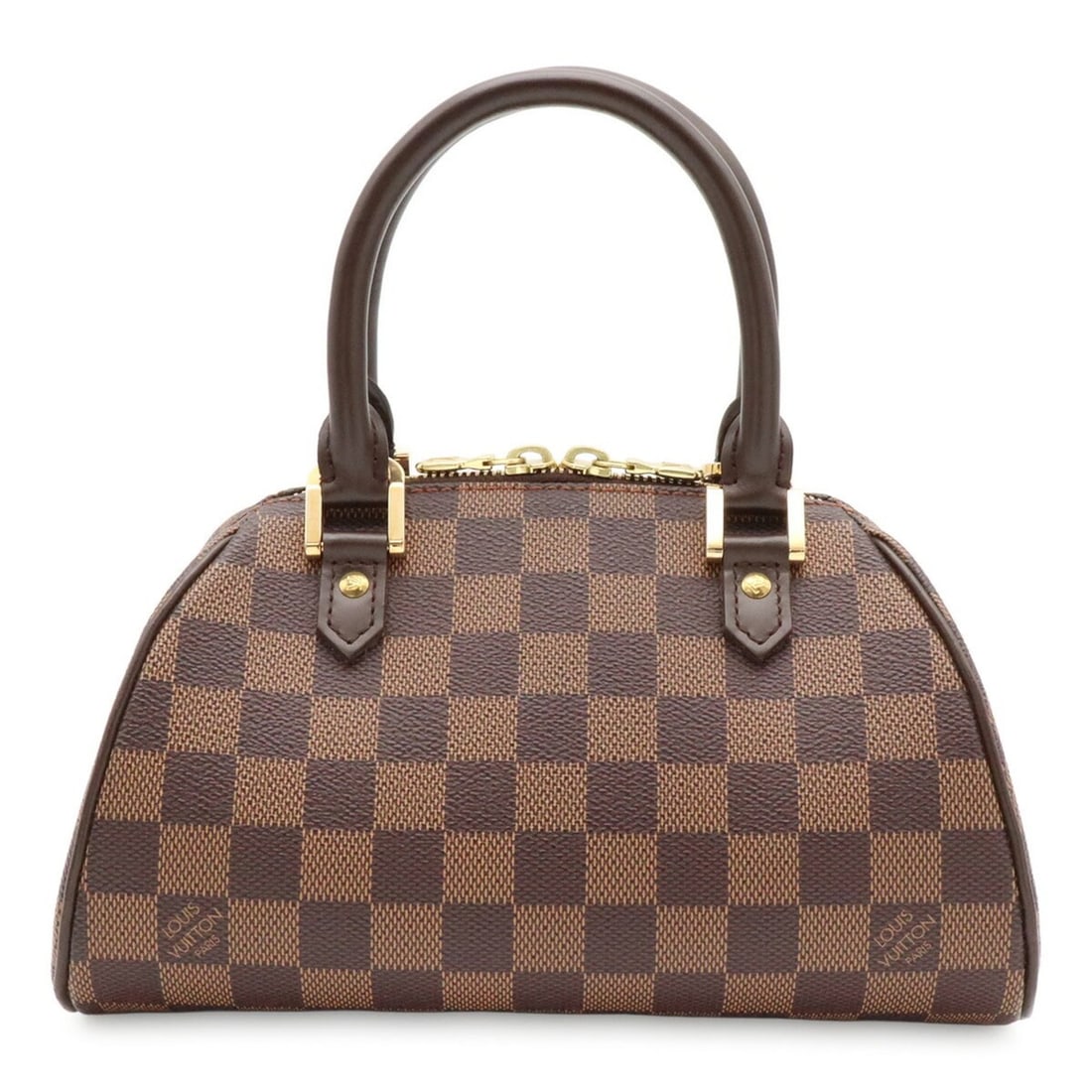 LOUIS VUITTON Damier Rivera Mini Handbag N41436: --- Catalog ---Category: SizeSize (HxWxD): 14cm x 23cm x 13cm / 5.51'' x 9.05'' x 5.11''Category: DesignType: HandbagColor: Brown, Damier CanvasGender: WomenMaterial: PVC Category: GeneralMPN: N41436B