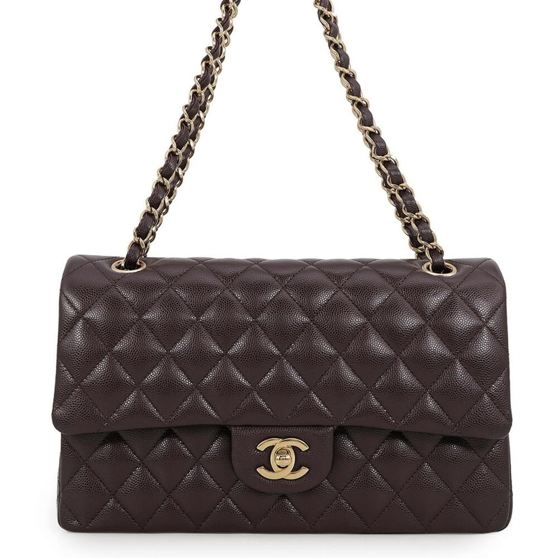 Chanel Chain Shoulder Bag Matelasse 25 Coco Mark Caviar Skin Double A01112 CHANEL Handbag Women's: --- Catalog ---Category: SizeWeight: 640g / 1.41lb.Size (HxWxD): 16cm x 25.5cm x 6.5cm / 6.29'' x 10.03'' x 2.55''Strap Length: 53cm - 87cm / 20.86'' - 34.25''Category: DesignType: Handbag, Shoulder b