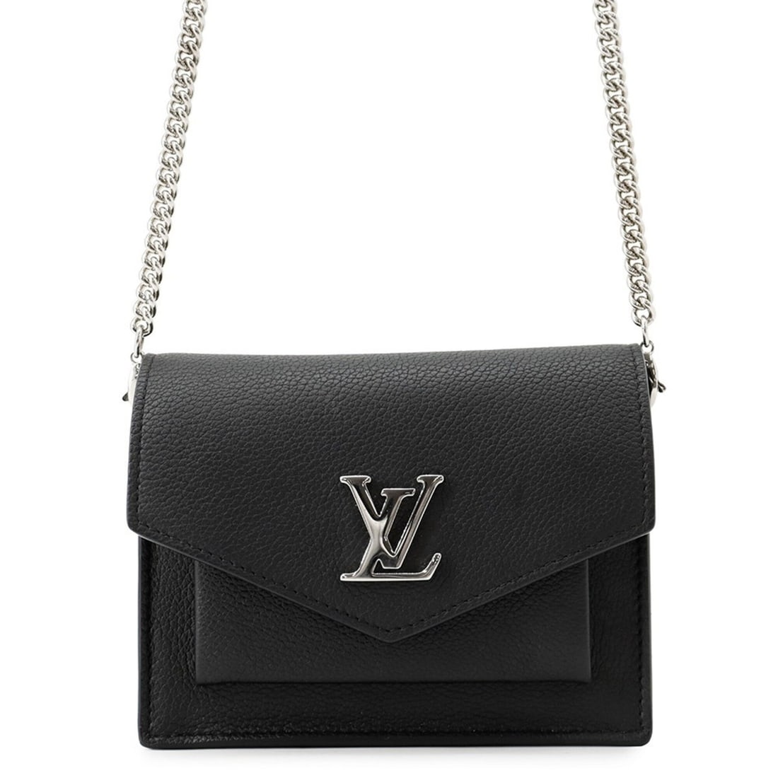 Louis Vuitton Chain Shoulder Bag Pochette MyLockme Calf Leather M69183 Black Handbag Women's LOUIS: --- Catalog ---Category: SizeSize (HxWxD): 10cm x 13cm x 5cm / 3.93'' x 5.11'' x 1.96''Strap Length: 116cm / 45.66''Category: DesignType: Handbag, Shoulder bagColor: Black, NoirGender: WomenClosure: F