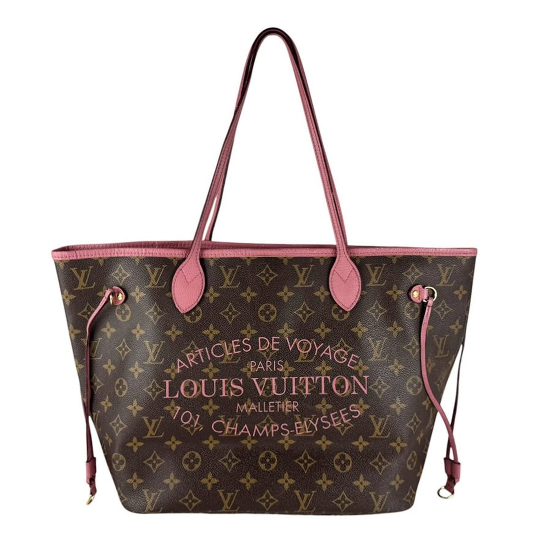 Louis Vuitton LOUIS VUITTON Handbag Tote Bag Monogram Ikat Flower Neverfull MM Canvas Rose Velour: --- Catalog ---Category: SizeSize (HxWxD): 28cm x 45cm x 15cm / 11.02'' x 17.71'' x 5.9''Category: DesignType: Handbag, Tote bagColor: Monogram, Rose veloursGender: WomenMaterial: Monogram Category: G