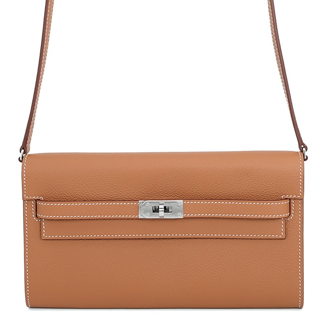Hermes Kelly Wallet Long To Go Gold Evercolor K Stamp HERMES WALLET: --- Catalog ---Category: SizeSize (HxWxD): 11.5cm x 20.5cm / 4.52'' x 8.07''Category: DesignType: Long wallet (bi-fold)Color: GoldGender: WomenMaterial: Evercalf leather Category: GeneralBrand: Hermes