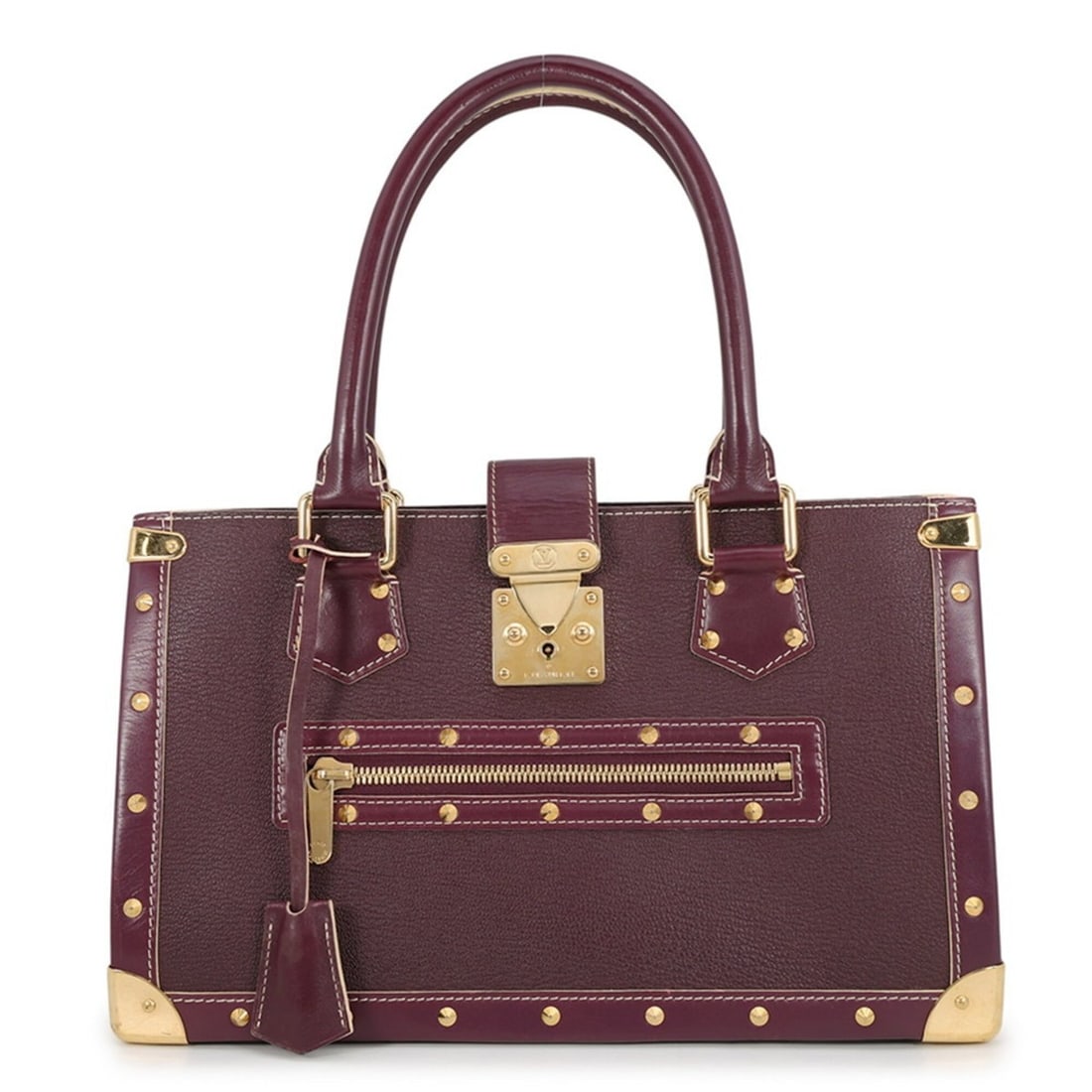 Louis Vuitton Suhali Faburo Handbag M91814 LOUIS VUITTON: --- Catalog ---Category: SizeSize (HxWxD): 22cm x 36cm x 12.5cm / 8.66'' x 14.17'' x 4.92''Category: DesignType: HandbagColor: PurpleGender: WomenMaterial: Suhali leather Category: GeneralBrand: Louis