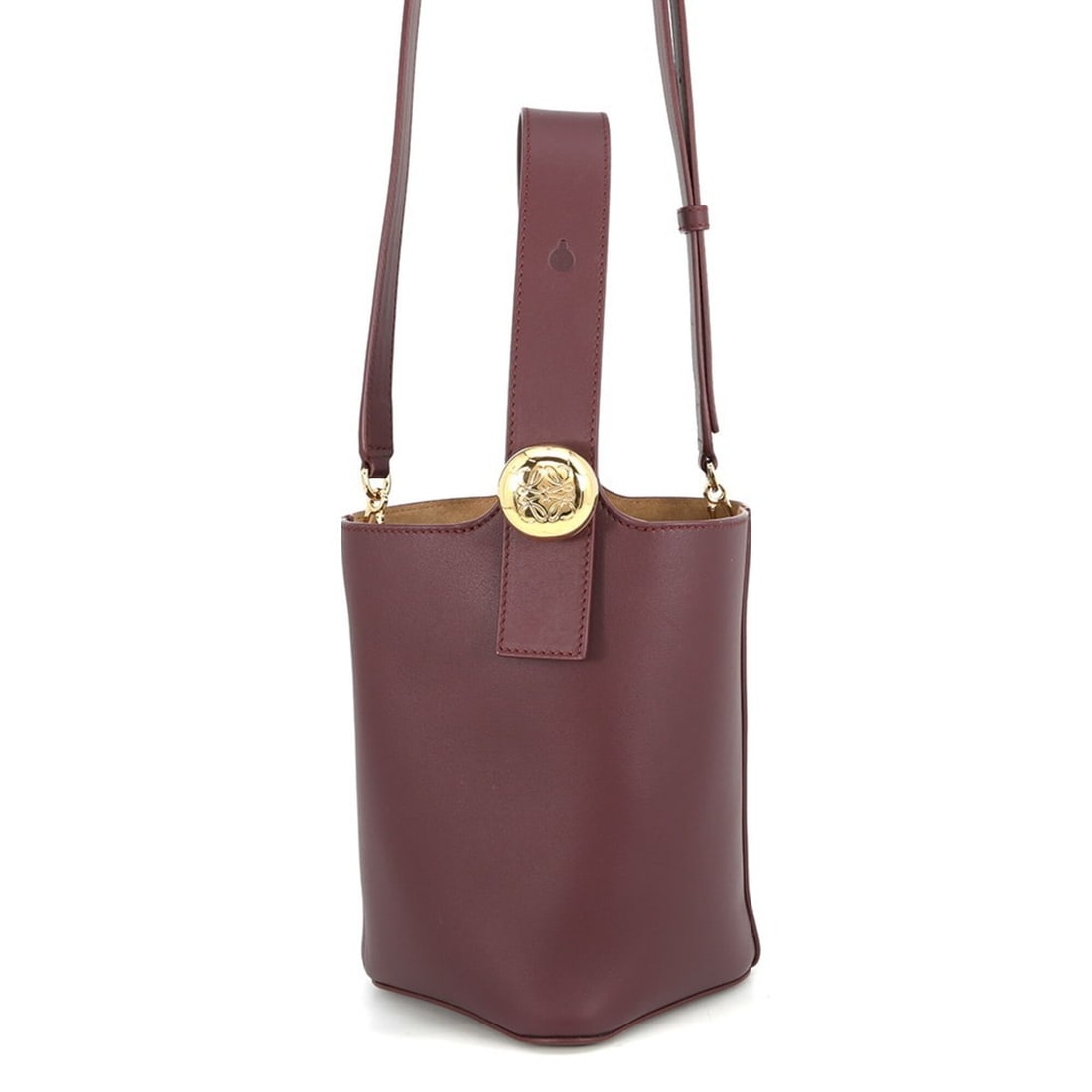 Loewe Pebble Baguette Anagram Leather Handbag, LOEWE 2-way Shoulder Bag, Handbag (1 of 17)