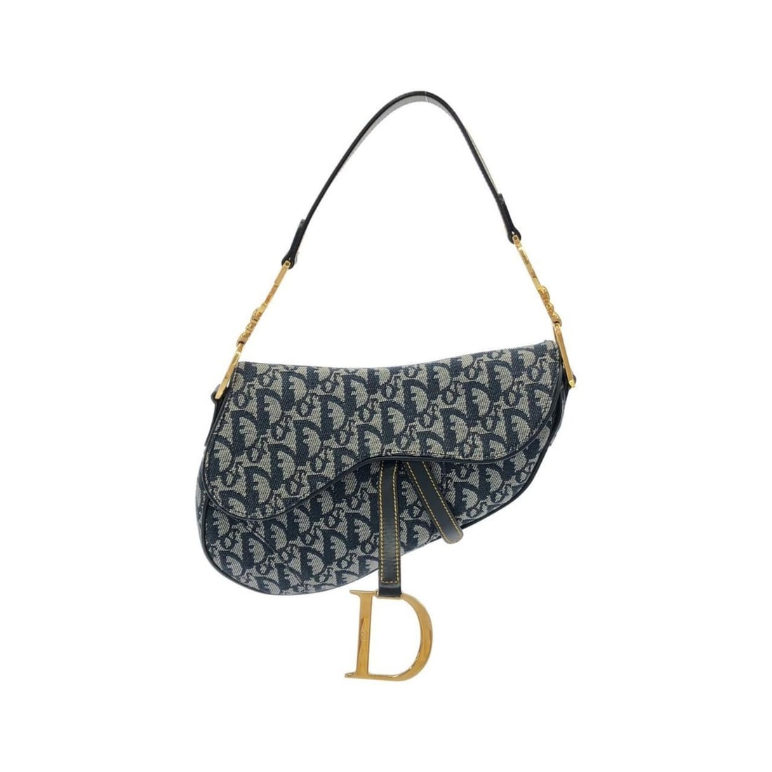 Christian Dior Saddle SLO44001 Shoulder Bag: --- Catalog ---Category: SizeWeight: 490g / 1.08lb.Size (HxWxD): 17cm x 24cm x 2.5cm / 6.69'' x 9.44'' x 0.98''Handle Length: 50cm / 19.68''Category: DesignType: Saddle bagColor: BlueGender: WomenMate