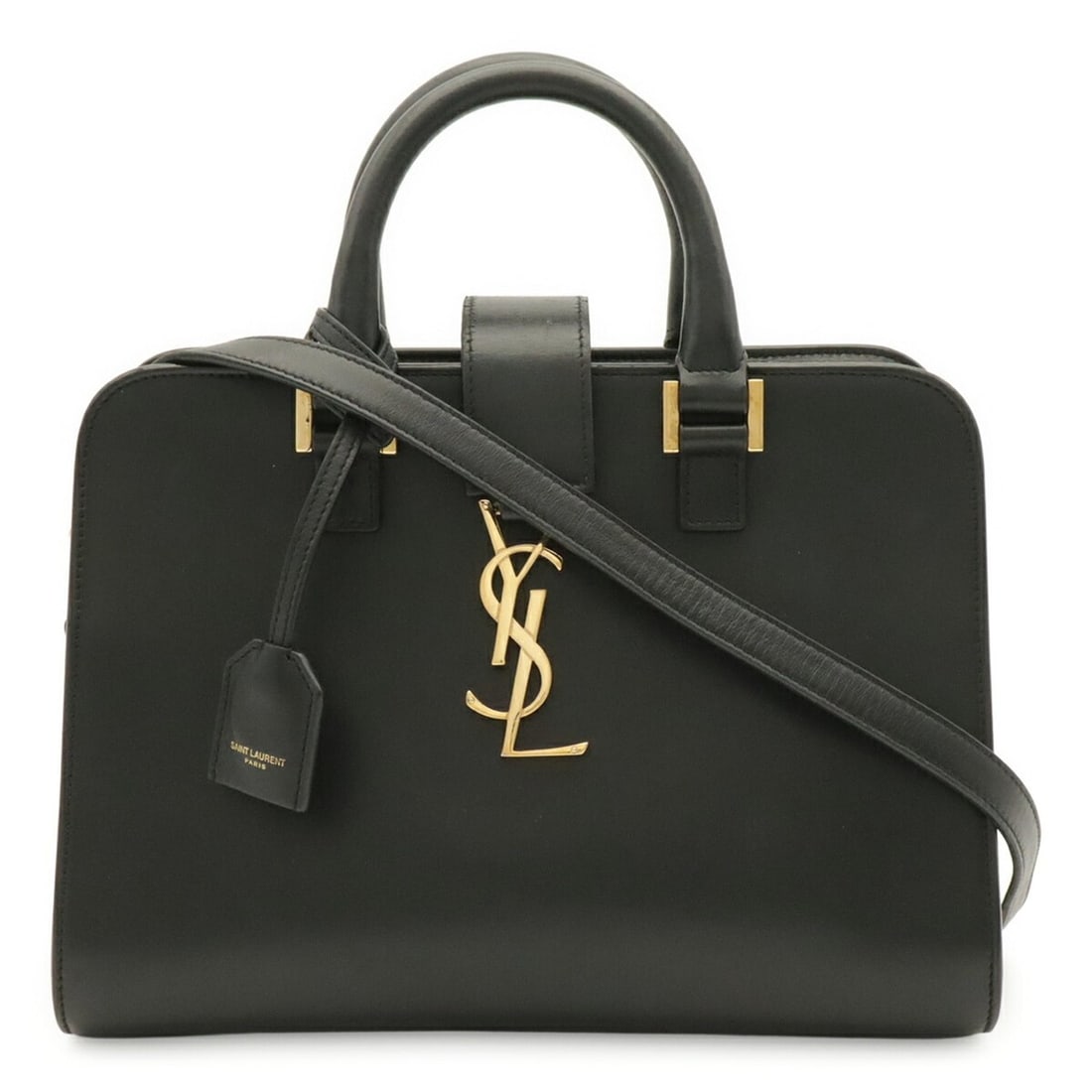Yves Saint Laurent SAINT LAURENT PARIS YSL Baby Cabas Handbag Shoulder Bag Leather Black 472466: --- Catalog ---Category: SizeSize (HxWxD): 19cm x 26cm x 12.5cm / 7.48'' x 10.23'' x 4.92''Category: DesignType: Handbag, Shoulder bagColor: BlackGender: WomenMaterial: Leather Category: GeneralMPN: 4