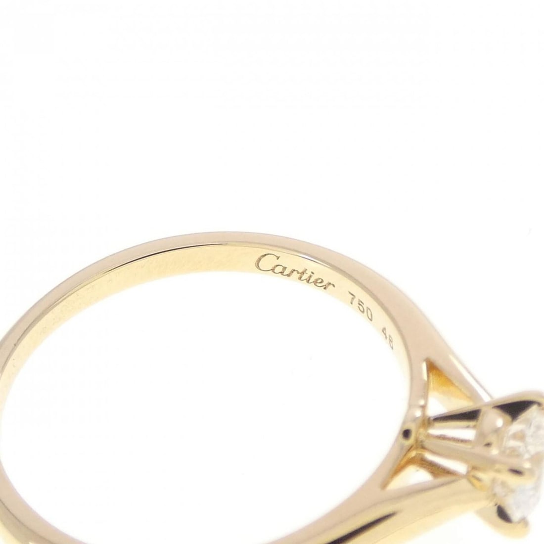 Cartier Diamond Ring 0.22CT E VS1 EXT - 4