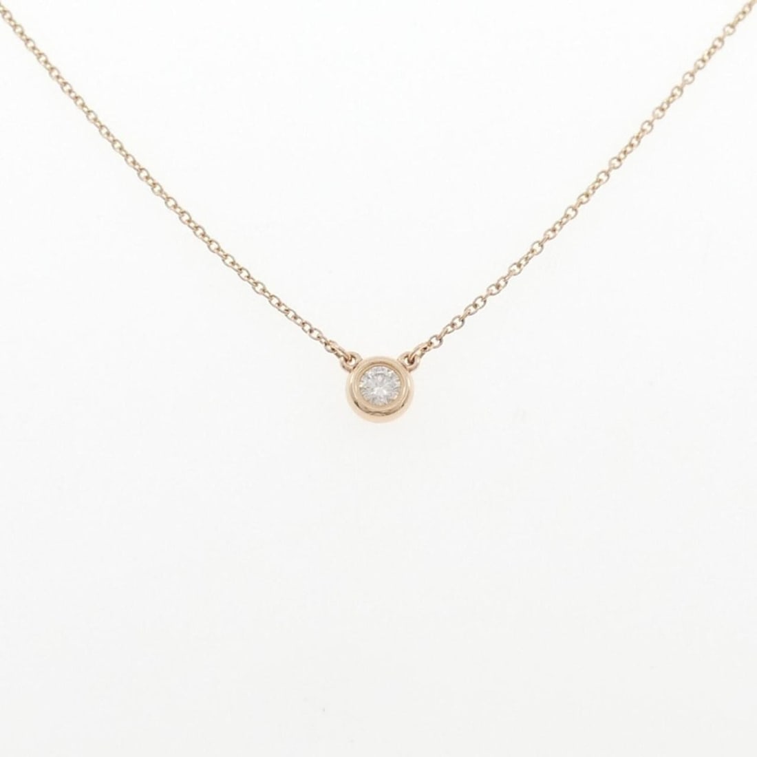 Tiffany & Co. By the Yard Necklace: --- Catalog ---Category: SizePendant Size: 5.41mm / 0.21''Neck Circumference: 42 cm / 16.53''Category: DesignGender: WomenMaterial: Pink gold (18K)Necklace Type: NecklaceCategory: GeneralBrand: