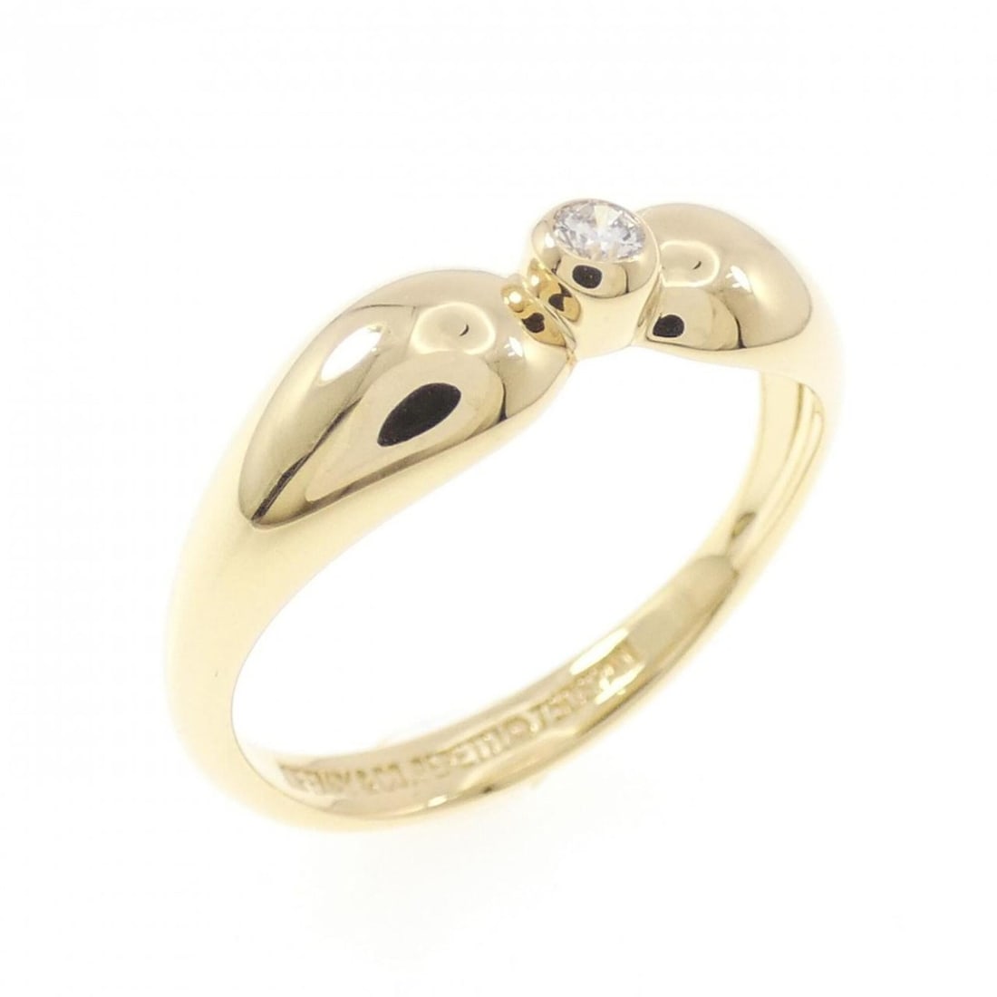 Tiffany Double Teardrop Ring: --- Catalog ---Category: SizeJP Size: 11US Size: 6Category: DesignType: Band ringGender: WomenMaterial: Yellow gold (18K)Category: GeneralBrand: Tiffany--- Item List ---Section: ConditionRanking: