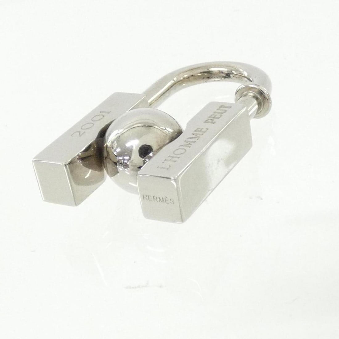 Hermes TERRE padlock keychain - 3