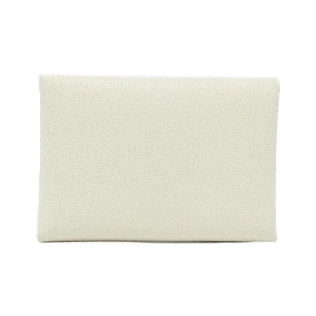 Hermes Calvi Duo 082977CK Wallet/Coin Case: --- Catalog ---Category: SizeSize (HxWxD): 7cm x 10cm x 1.5cm / 2.75'' x 3.93'' x 0.59''Category: DesignType: Coin purse/coin caseColor: WhiteGender: Men,WomenMaterial: Chevre leather Category: