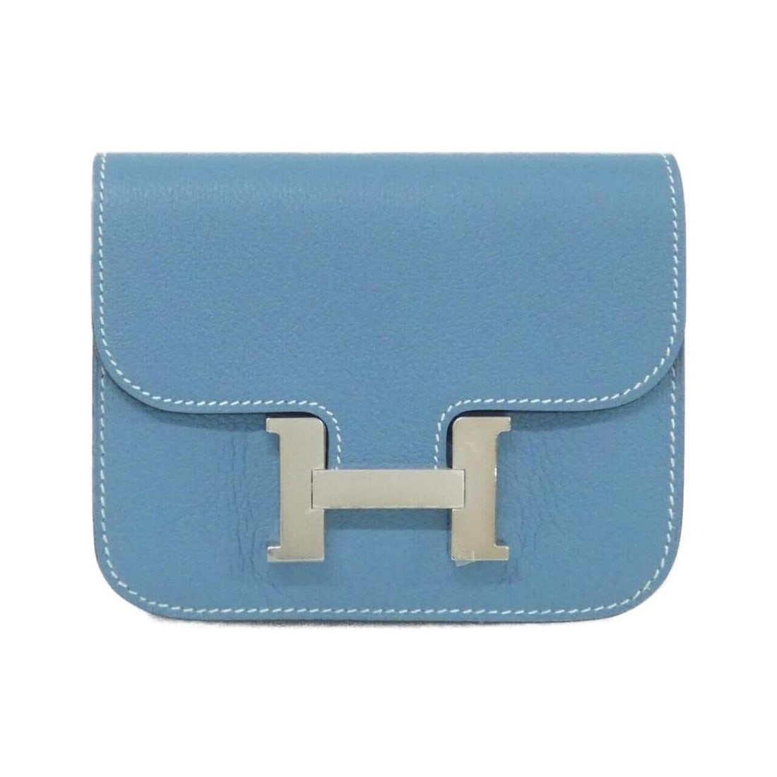 Hermes Constance Slim 082214CK Wallet: --- Catalog ---Category: SizeSize (HxWxD): 10cm x 12cm x 2.5cm / 3.93'' x 4.72'' x 0.98''Category: DesignType: Wallet (bi-fold)Color: Blue jeanGender: Women,MenCategory: GeneralMPN: 082214CKBrand: