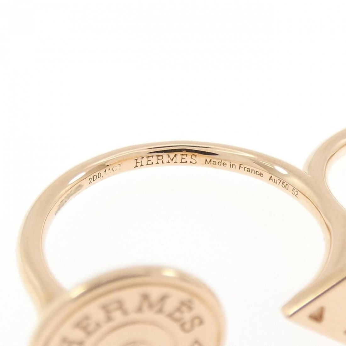 Hermes Diamond Ring 0.11CT - 4