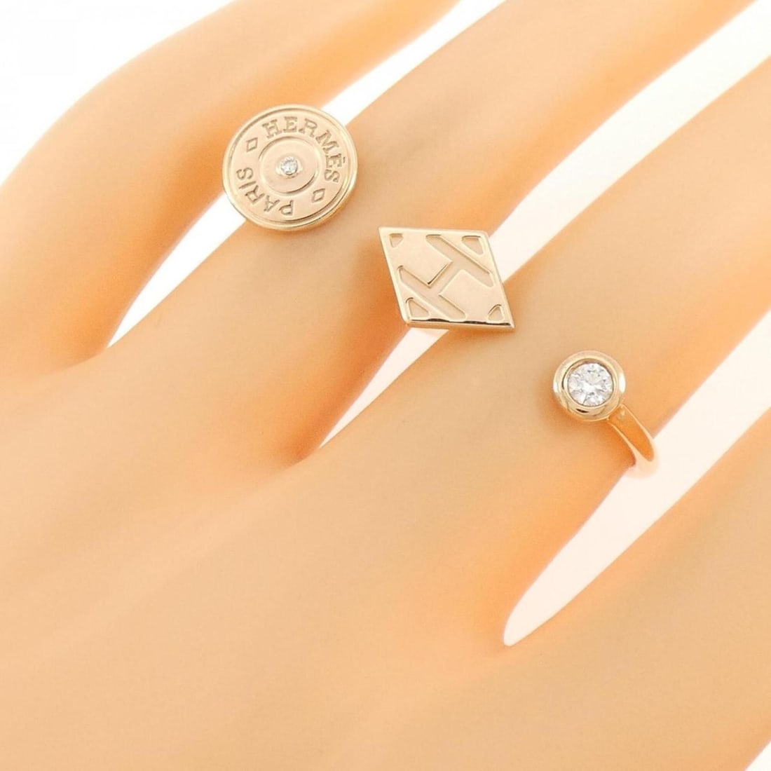Hermes Diamond Ring 0.11CT - 5
