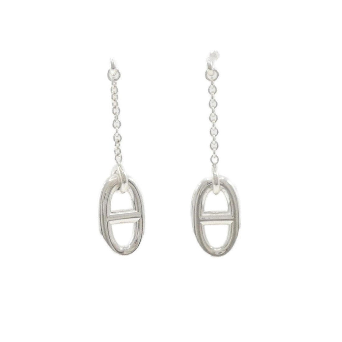 Hermes Farandole Earrings: --- Catalog ---Category: SizeSize (HxWxD): 40.00mm x 10.20mm / 1.57'' x 0.40''Category: DesignType: Chain earringsColor: SilverGender: WomenMaterial: Silver 925Category: GeneralMPN: H108618BBrand: Her
