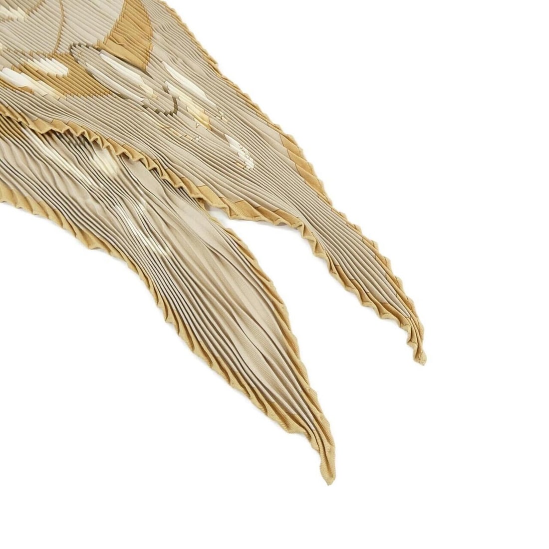 Hermes pleated scarf muffler - 2