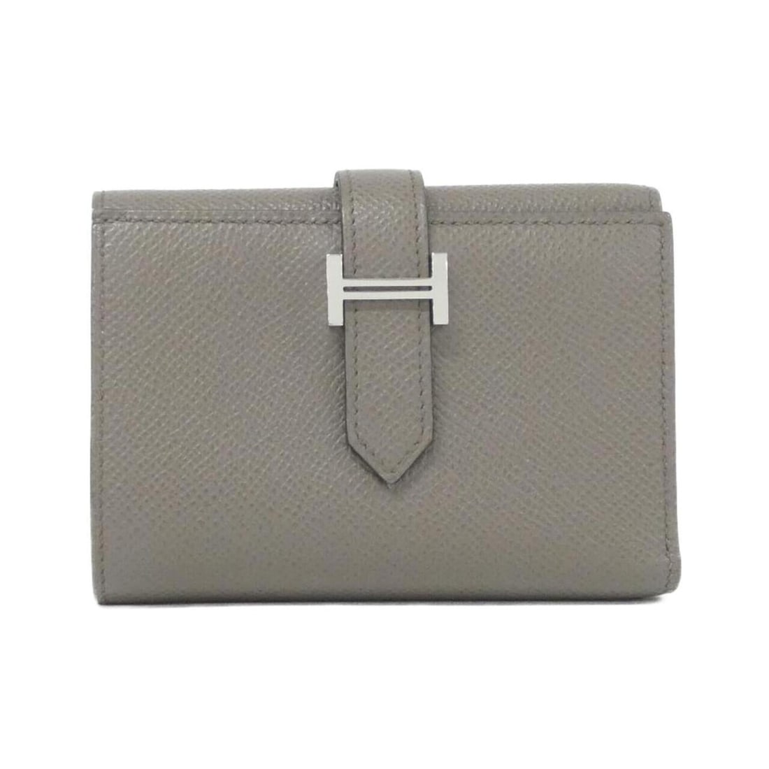 Hermes Bearn Combination Verso 082983CK Wallet: --- Catalog ---Category: SizeSize (HxWxD): 8cm x 11cm x 3cm / 3.14'' x 4.33'' x 1.18''Category: DesignType: Wallet (tri-fold)Color: Etain, Etoupe grayGender: Women,MenMaterial: Epsom leather