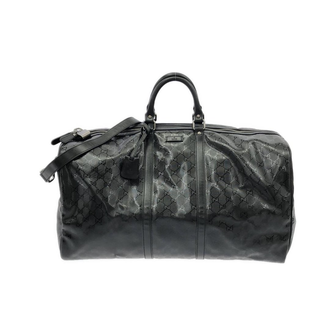 Gucci 206500 FU49R Boston Bag: --- Catalog ---Category: SizeSize (HxWxD): 32cm x 53cm x 26cm / 12.59'' x 20.86'' x 10.23''Category: DesignType: Boston bagColor: BlackGender: Women,MenMaterial: GG Imprimé Category: GeneralMPN: