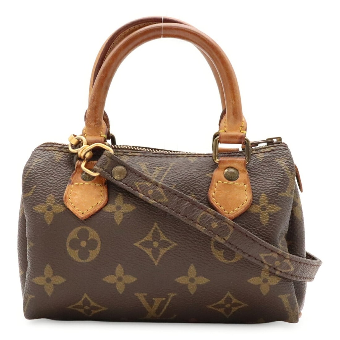 LOUIS VUITTON Louis Vuitton Monogram Mini Speedy Handbag Pouch Shoulder Bag M41534: --- Catalog ---Category: SizeSize (HxWxD): 9cm x 16cm x 7cm / 3.54'' x 6.29'' x 2.75''Category: DesignType: Handbag, Pouch, Shoulder bagColor: BrownGender: WomenMaterial: Monogram Mini Category: Gener