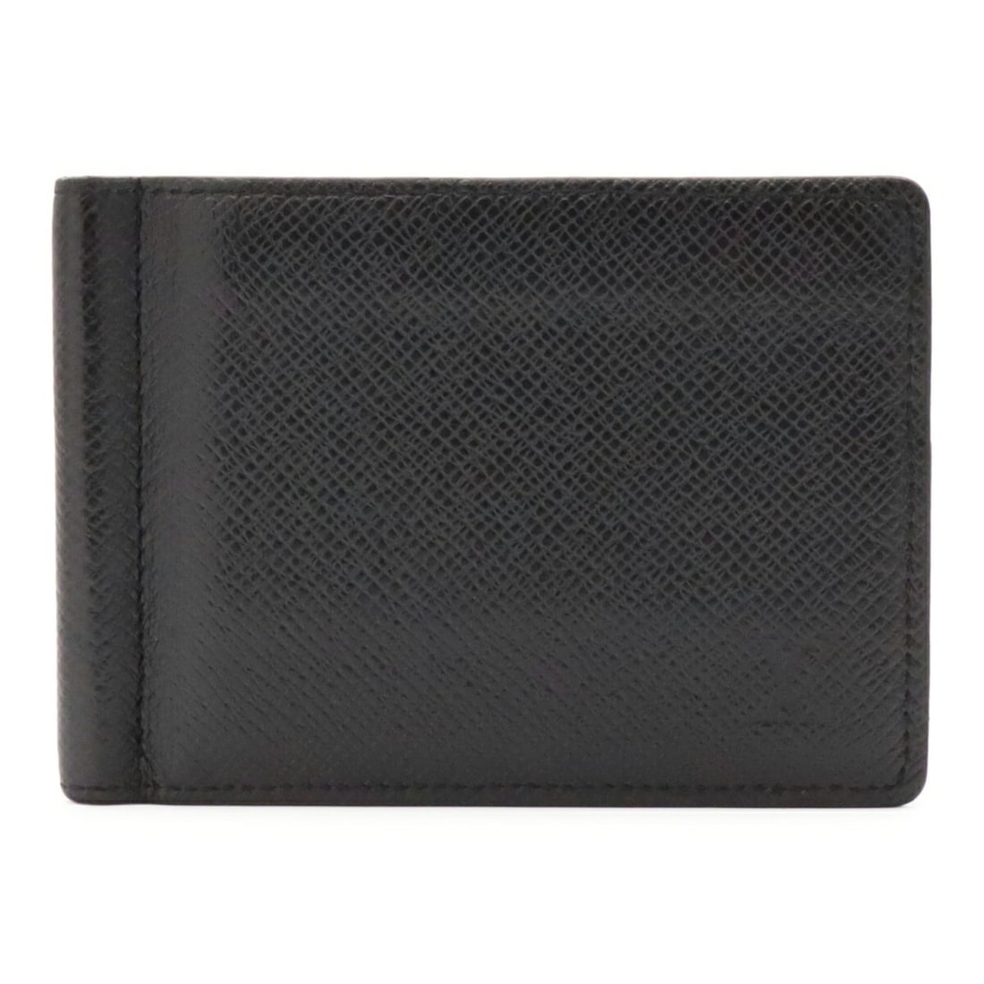 LOUIS VUITTON Taiga Portefeuille Pince Bi-fold Wallet with Money Clip, Noir Black M62978: --- Catalog ---Category: SizeSize (HxWxD): 8.5cm x 12cm / 3.34'' x 4.72''Category: DesignType: Bill wallet (bi-fold)Color: Black, NoirGender: WomenMaterial: Taiga leather Category: GeneralMPN: M62978B