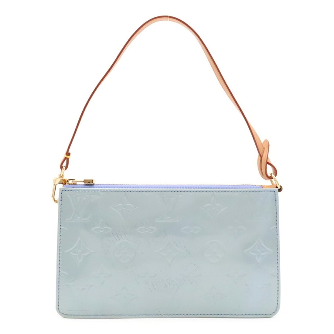 LOUIS VUITTON Louis Vuitton Monogram Vernis Lexington Handbag Pouch Lavande Lavender Blue M91222: --- Catalog ---Category: SizeSize (HxWxD): 11.5cm x 20.5cm x 4cm / 4.52'' x 8.07'' x 1.57''Category: DesignType: Handbag, PouchColor: Blue, Lavande (lavender)Gender: WomenMaterial: Monogram Vernis Cat
