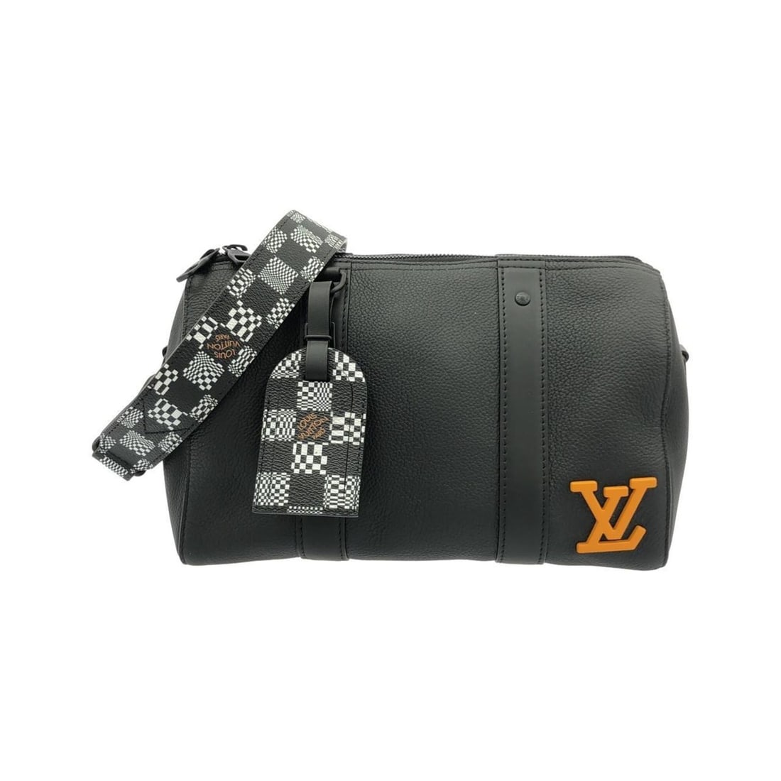 Louis Vuitton Damier Distorted City Keepall M57417 Shoulder Bag: --- Catalog ---Category: SizeWeight: 680g / 1.49lb.Size (HxWxD): 18cm x 27cm x 11cm / 7.08'' x 10.62'' x 4.33''Strap Length: 113cm - 128cm / 44.48'' - 50.39''Category: DesignType: Shoulder bagColor: B