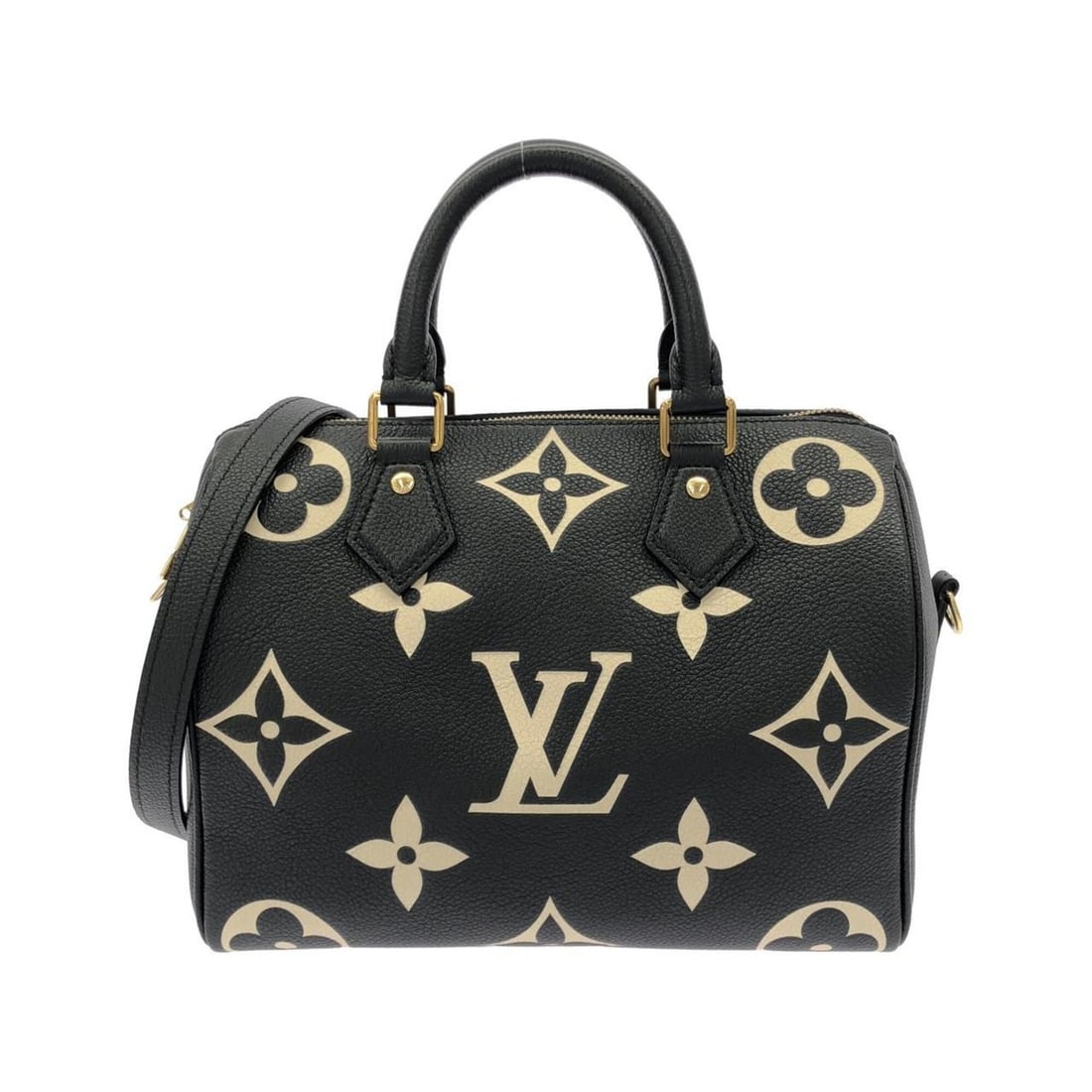 Louis Vuitton Bicolor Monogram Empreinte Speedy Bandoulière 25cm M58947 Boston Bag: --- Catalog ---Category: SizeWeight: 660g / 1.45lb.Size (HxWxD): 20cm x 26cm x 14cm / 7.87'' x 10.23'' x 5.51''Strap Length: 107cm - 118cm / 42.12'' - 46.45''Category: DesignType: Boston bagColor: Bei