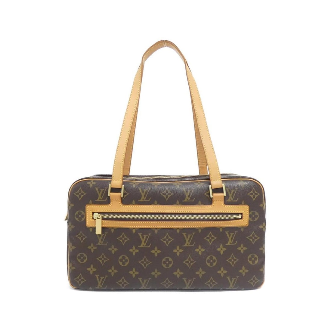 Louis Vuitton Monogram Cite GM M51181 Shoulder Bag: --- Catalog ---Category: SizeSize (HxWxD): 21cm x 37cm x 11cm / 8.26'' x 14.56'' x 4.33''Category: DesignType: Shoulder bagColor: MarronGender: WomenMaterial: Coated canvas Hardware Color: GoldCategor
