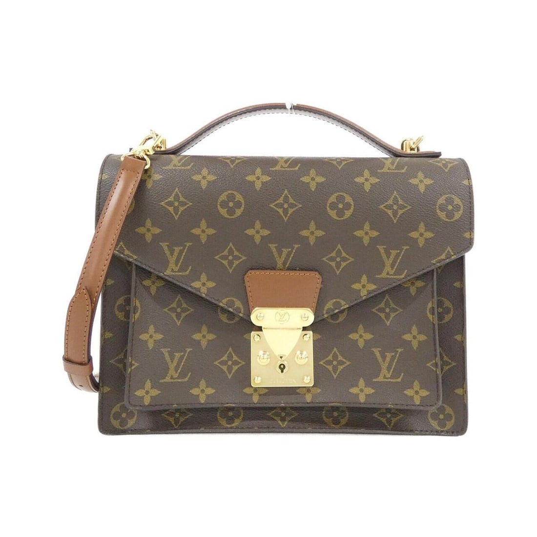 Louis Vuitton Monogram Monceau 28cm M51185 Handbag: --- Catalog ---Category: SizeSize (HxWxD): 22cm x 28cm x 6cm / 8.66'' x 11.02'' x 2.36''Category: DesignType: HandbagColor: MarronGender: WomenMaterial: Coated canvas Hardware Color: GoldCategory: