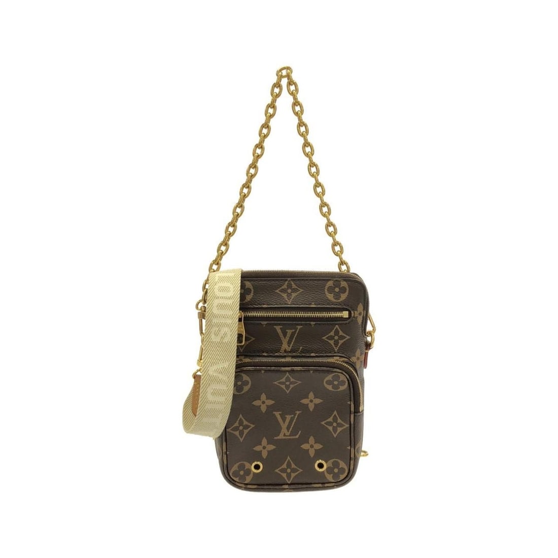 Louis Vuitton Monogram Utility Crossbody M80746 Shoulder Bag: --- Catalog ---Category: SizeSize (HxWxD): 19cm x 13cm x 3cm / 7.48'' x 5.11'' x 1.18''Category: DesignType: Shoulder bagColor: MarronGender: Men,WomenMaterial: Coated canvas Hardware Color: GoldCateg