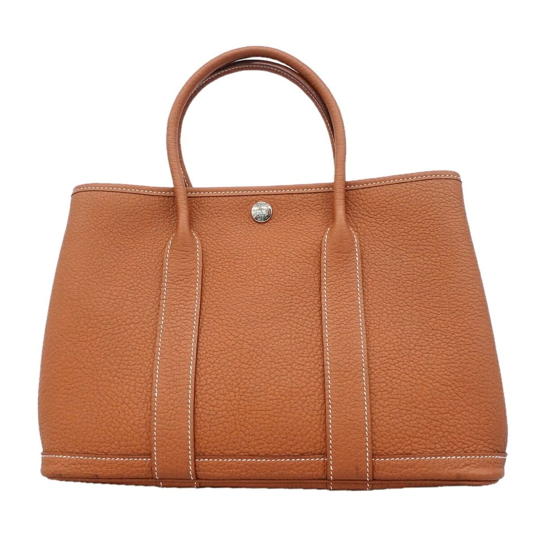 Hermes Garden TPM Tote Bag, Negonda Gold, W Stamp, Women's (1 of 20)