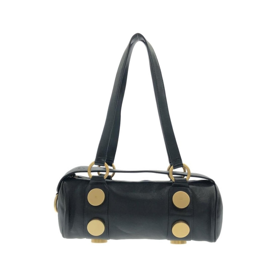 Chanel shoulder bag: --- Catalog ---Category: SizeSize (HxWxD): 12cm x 28cm x 12cm / 4.72'' x 11.02'' x 4.72''Category: DesignType: Shoulder bagColor: BlackGender: Men,WomenMaterial: Leather Hardware Color: Matte goldLeat