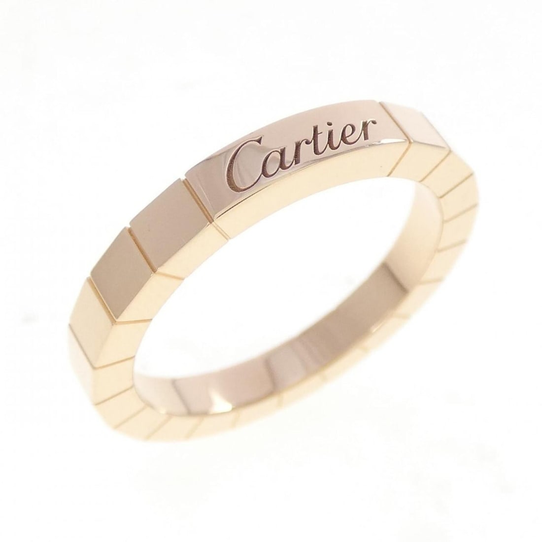 Cartier Lanieres Ring: --- Catalog ---Category: SizeUS Size: 7.5Brand Size: 55Category: DesignType: Band ringGender: WomenMaterial: Pink gold (18K)Category: GeneralBrand: Cartier--- Item List ---Section: ConditionRanking: R
