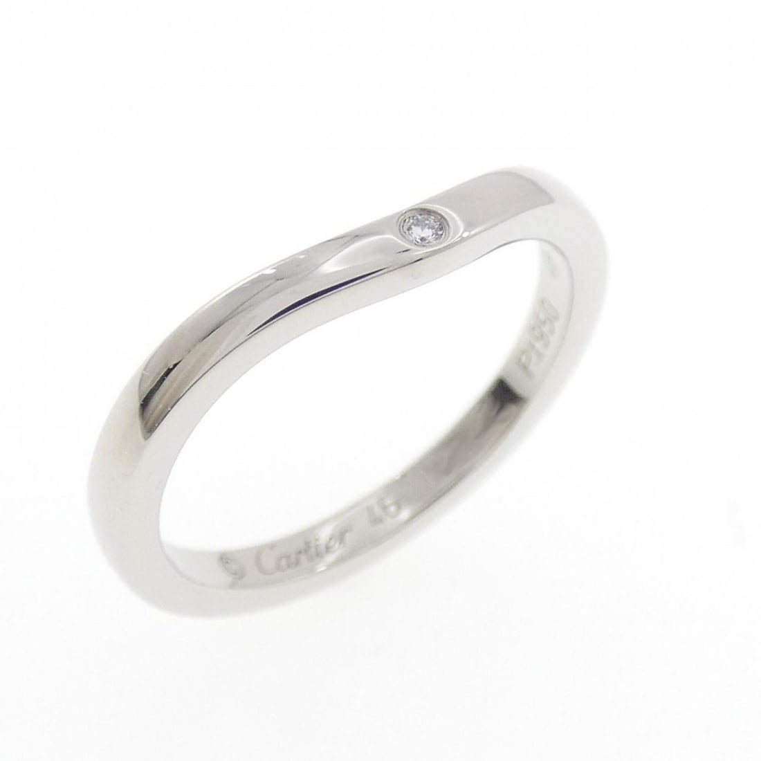 Cartier Ballerina 3P Ring: --- Catalog ---Category: SizeUS Size: 3.5Brand Size: 46Category: DesignType: Band ringStone: DiamondGender: WomenMaterial: Platinum 950Category: GeneralMPN: CRB4092900Brand: Cartier--- Item List ---Se