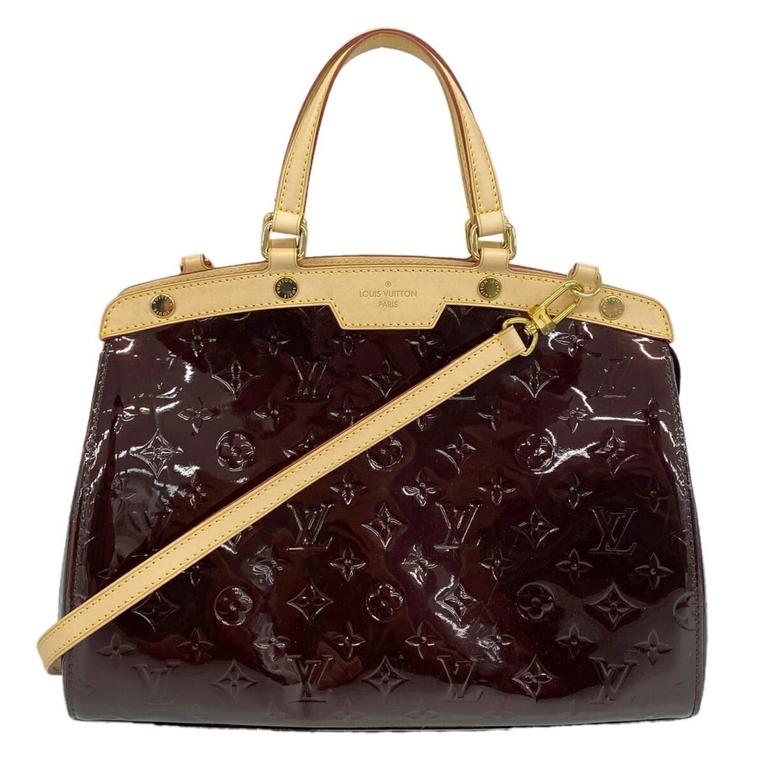 Louis Vuitton Vernis MM Handbag M91619 Amarante 2-way bag for women: --- Catalog ---Category: SizeSize (HxWxD): 25cm x 33cm x 10cm / 9.84'' x 12.99'' x 3.93''Category: DesignType: HandbagColor: AmaranteGender: WomenCategory: GeneralMPN: M91619Brand: Louis Vuitton--- It