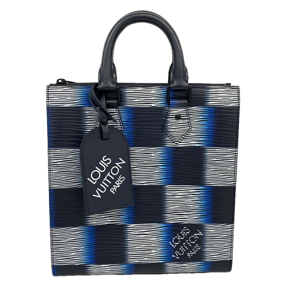 Louis Vuitton Damier Rush Epi XL Sac Placloth Handbag M23957 Blue Moon Men's: --- Catalog ---Category: SizeSize (HxWxD): 28cm x 26cm x 6.5cm / 11.02'' x 10.23'' x 2.55''Category: DesignType: HandbagColor: BlueGender: MenCategory: GeneralMPN: M23957Brand: Louis Vuitton--- Item L
