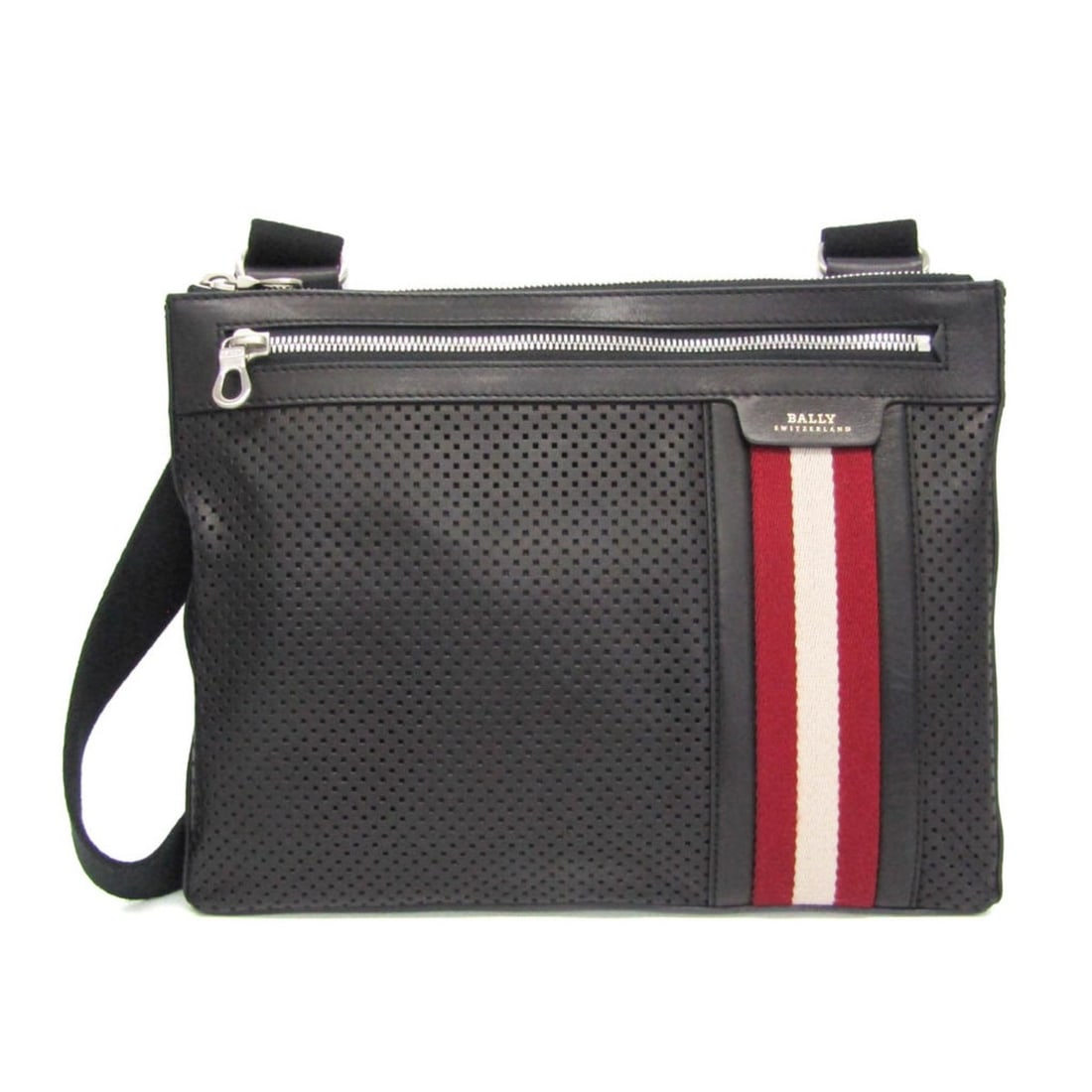 Bally OLIVER-MD Men's Leather Crossbody Bag,Shoulder Bag Black: --- Catalog ---Category: SizeSize (HxWxD): 27cm x 34cm x 2.5cm / 10.62'' x 13.38'' x 0.98''Strap Length: 72cm - 126cm / 28.34'' - 49.6''Category: DesignType: Crossbody bag, Shoulder bagColor: BlackGen