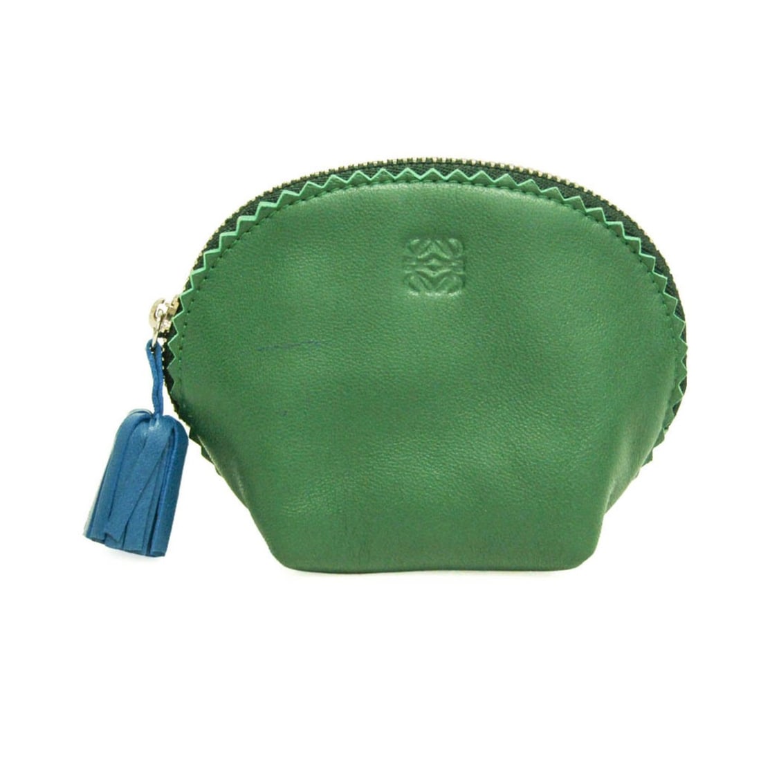 Loewe Anagramm Men,Women Nappa Leather Coin Purse/coin Case Blue,Green: --- Catalog ---Category: SizeSize (HxWxD): 8cm x 6cm x 5cm / 3.14'' x 2.36'' x 1.96''Category: DesignType: Coin purse/coin caseColor: Blue, GreenGender: Men,WomenClosure: ZipperMaterial: Nappa
