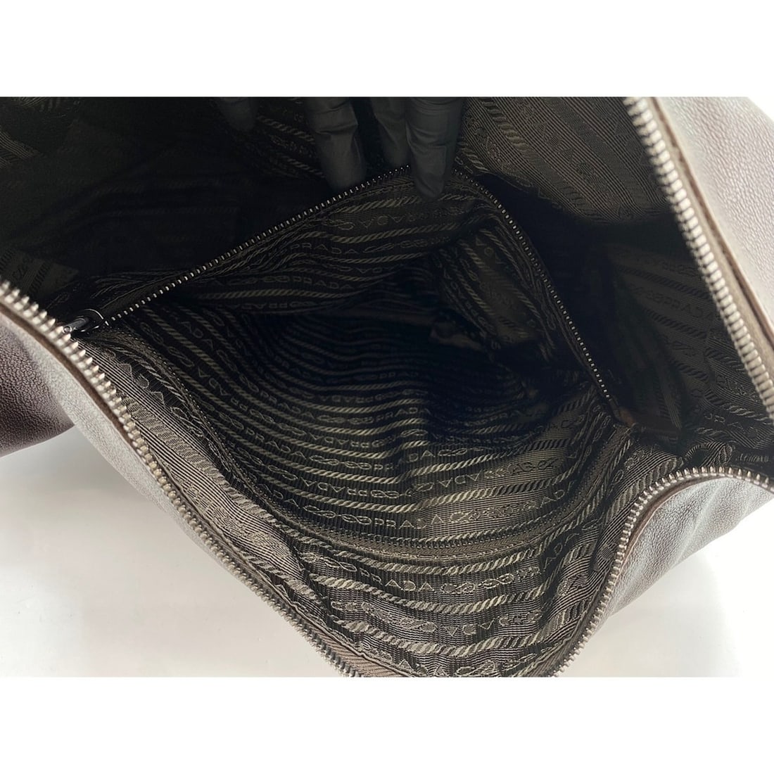 Prada Explorer Shoulder Bag, Brown - 12
