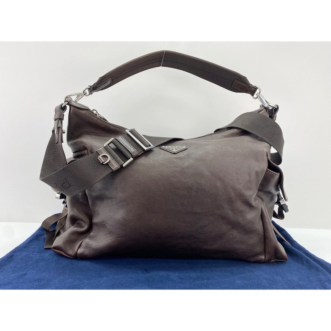 Prada Explorer Shoulder Bag, Brown - 15