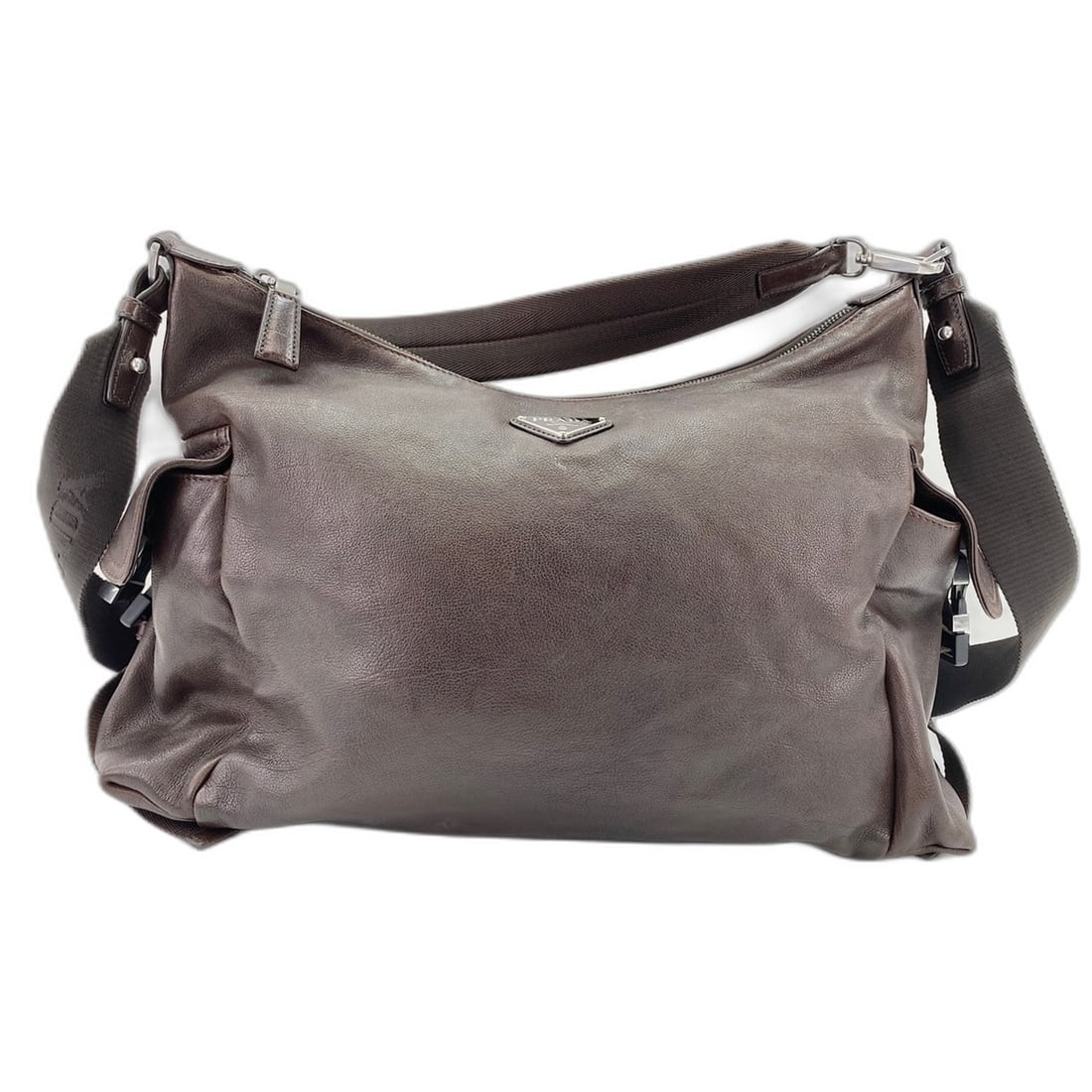 Prada Explorer Shoulder Bag, Brown (1 of 15)