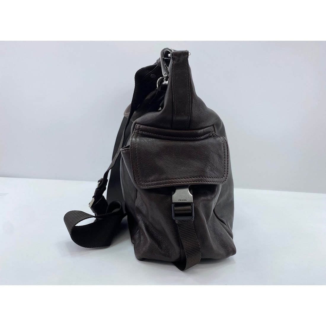 Prada Explorer Shoulder Bag, Brown - 4