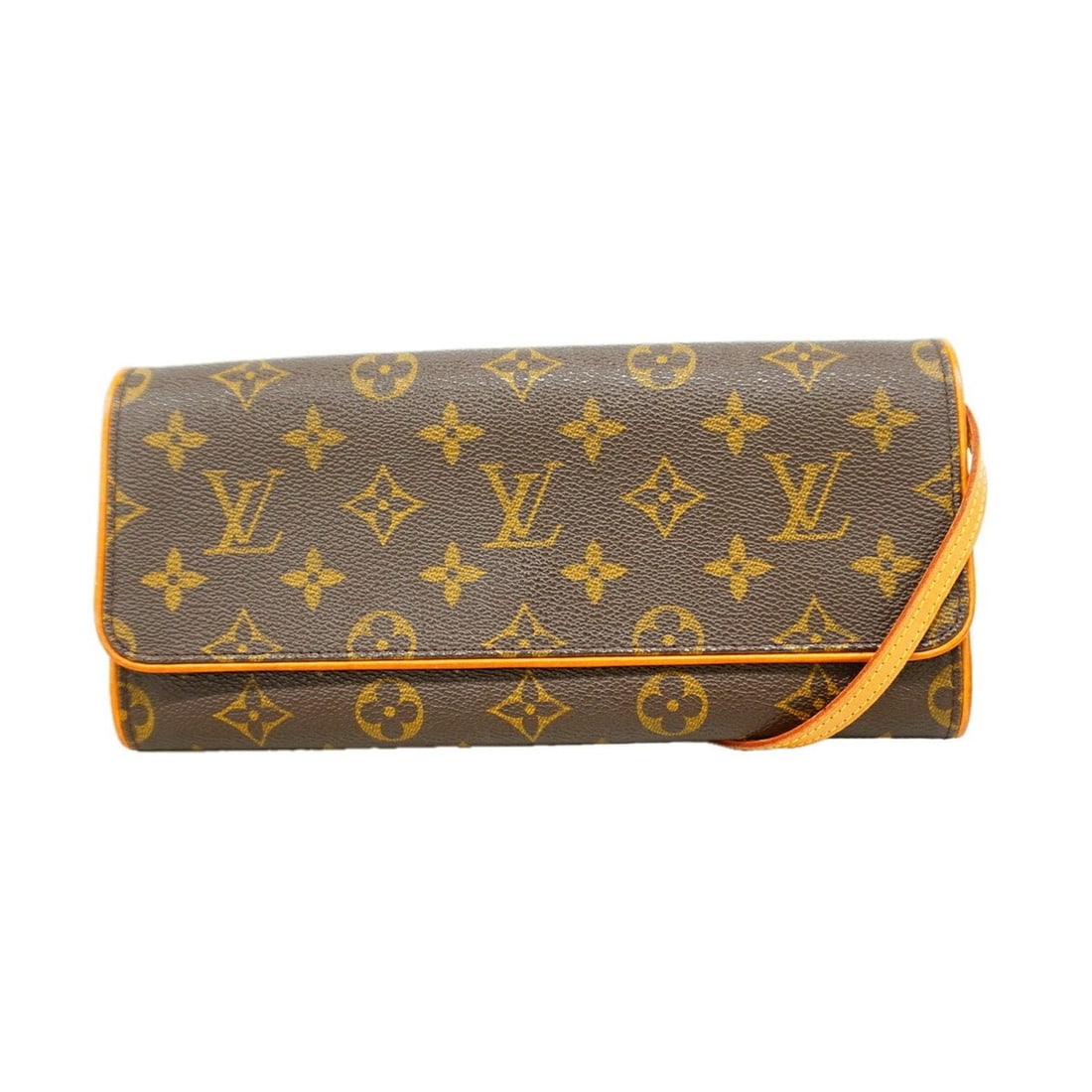 Louis Vuitton Monogram Pochette Twin GM Shoulder Bag M51852 Brown Women's: --- Catalog ---Category: SizeSize (HxWxD): 12cm x 24cm x 2.5cm / 4.72'' x 9.44'' x 0.98''Category: DesignType: Shoulder bagColor: BrownGender: WomenCategory: GeneralMPN: M51852Brand: Louis Vuitton--- 
