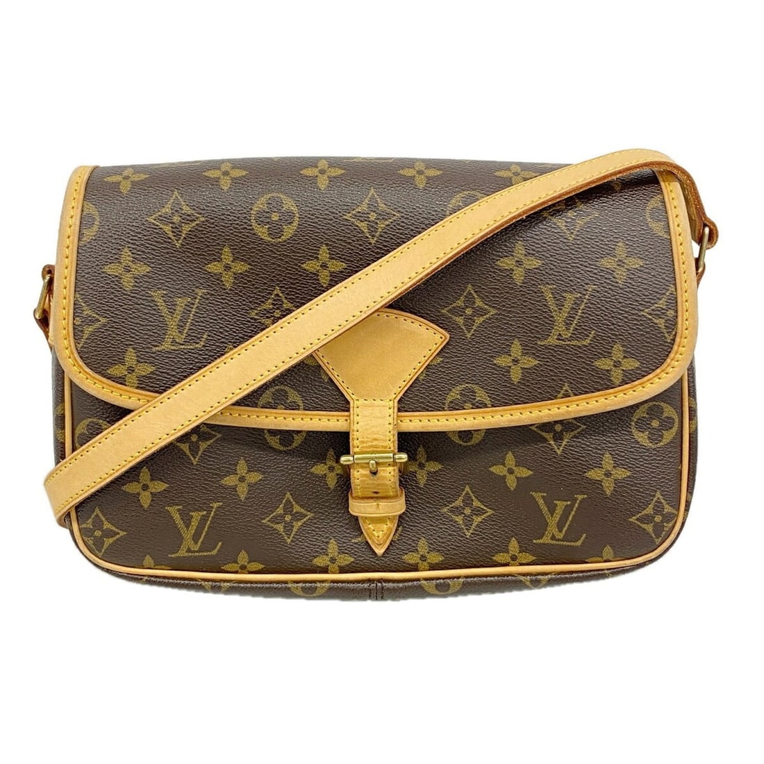 Louis Vuitton Monogram Sologne Shoulder Bag M42250 Brown Women's (1 of 10)