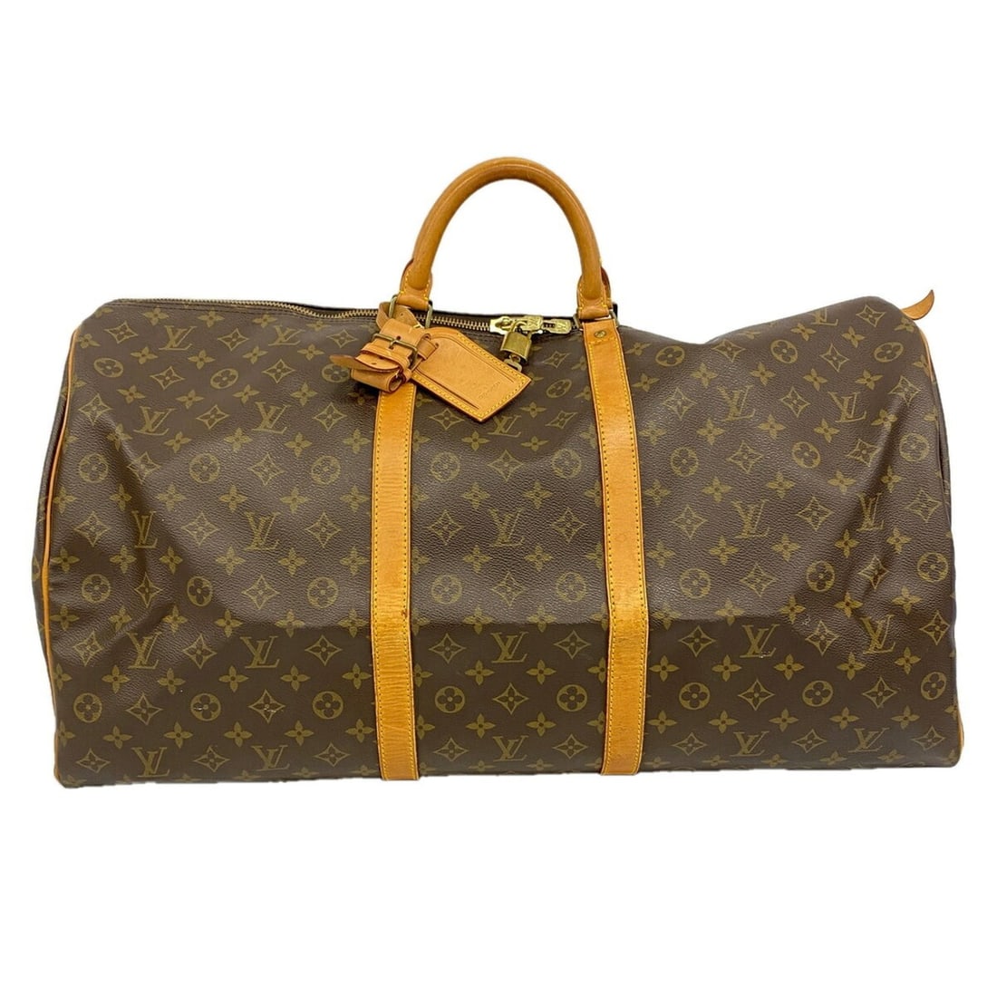 Louis Vuitton Bags - Boston Monogram Keepall 60 M41422 Brown Men's & Women's: --- Catalog ---Category: SizeSize (HxWxD): 33cm x 60cm x 27cm / 12.99'' x 23.62'' x 10.62''Category: DesignType: Boston bagColor: BrownGender: Men,WomenCategory: GeneralMPN: M41422Brand: Louis Vuitton