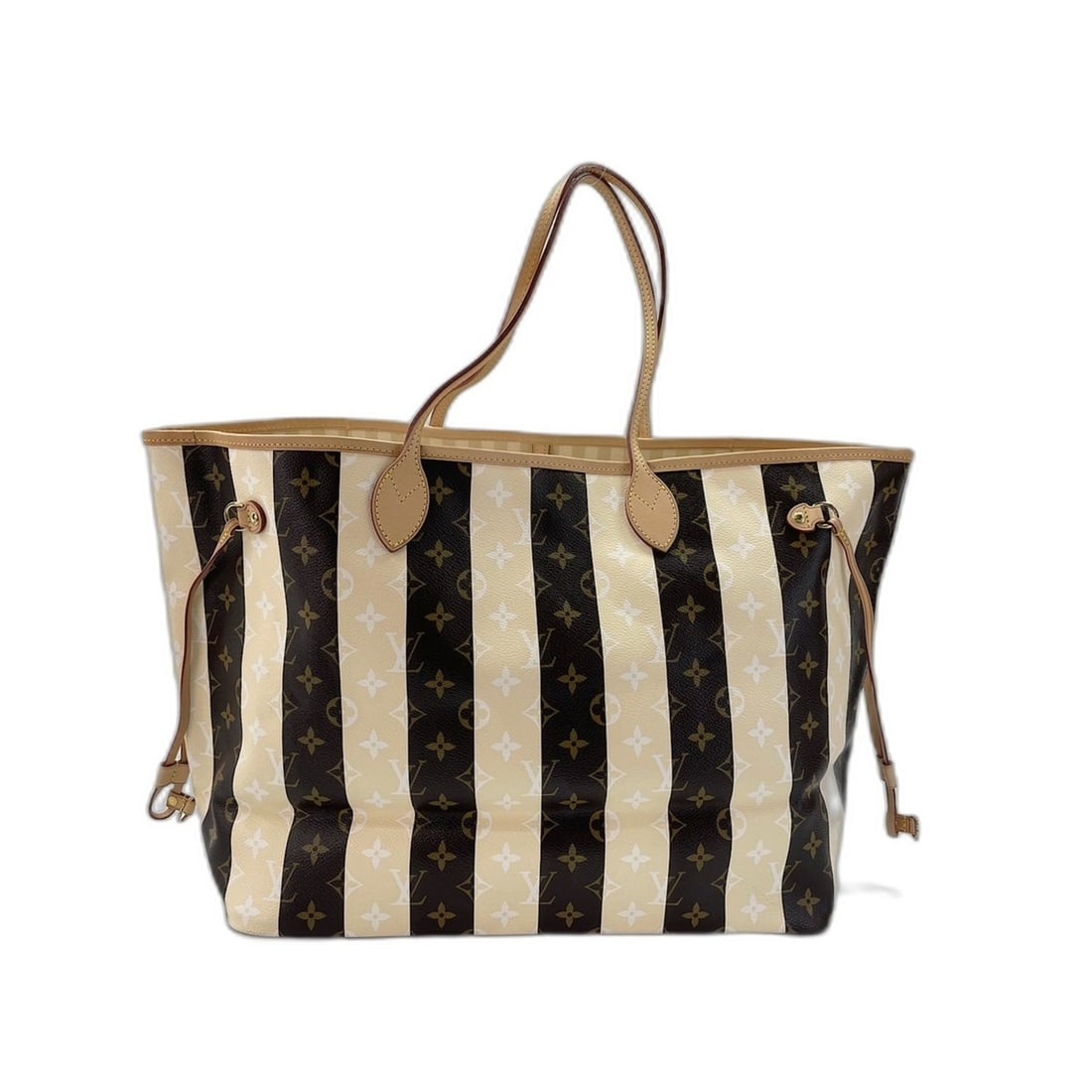 Louis Vuitton Rayures Neverfull Tote Bag, Brown: --- Catalog ---Category: SizeSize (HxWxD): 32cm x 39cm x 18cm / 12.59'' x 15.35'' x 7.08''Strap Length: 48cm / 18.89''Category: DesignType: Tote bagColor: BrownGender: WomenCategory: GeneralBrand: Lou