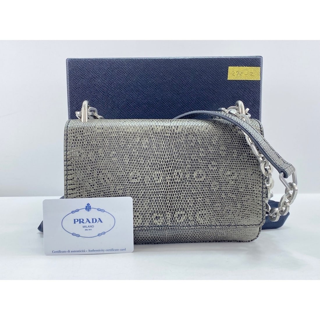 Prada shoulder bag, gray - 12
