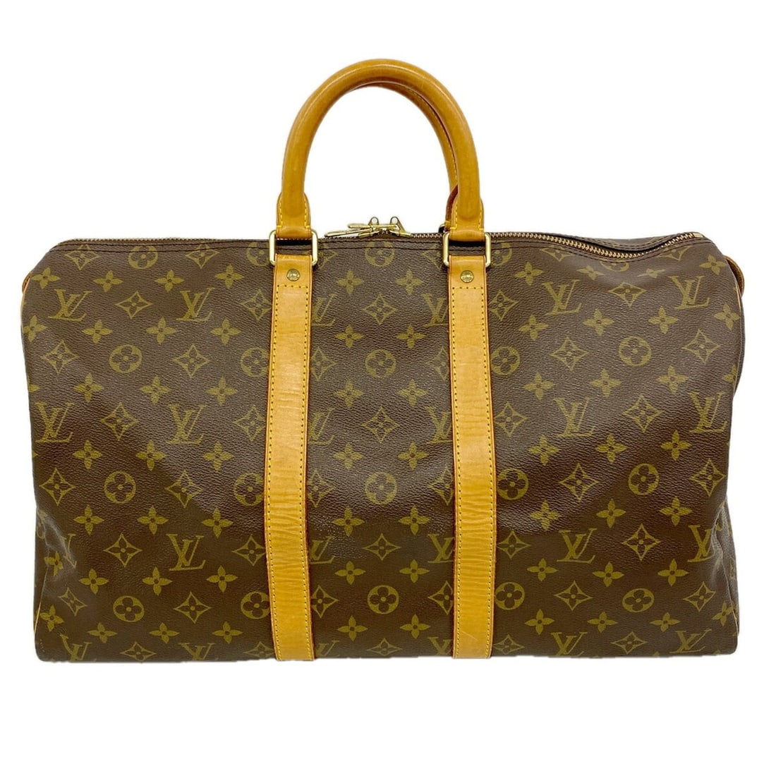 Louis Vuitton Bags - Boston Monogram Keepall 45 M41428 Brown Men's & Women's: --- Catalog ---Category: SizeSize (HxWxD): 27cm x 45cm x 20cm / 10.62'' x 17.71'' x 7.87''Category: DesignType: Boston bagColor: BrownGender: Men,WomenCategory: GeneralMPN: M41428Brand: Louis Vuitton-